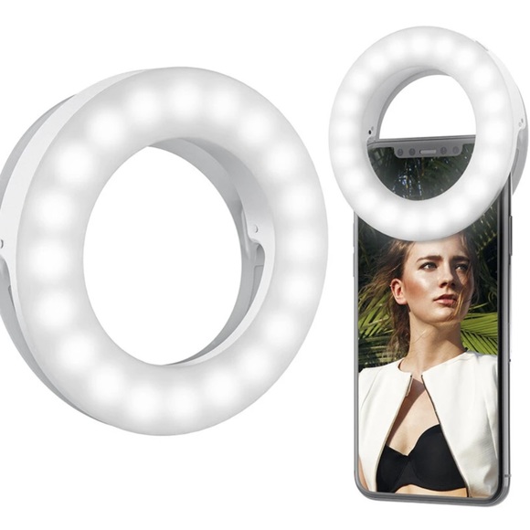 3/$30 - NWT LED Selfi Ring Clip-On Light - Picture 14 of 14